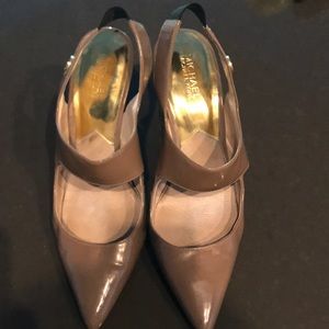 Micheal Kors stiletto slingbacks.